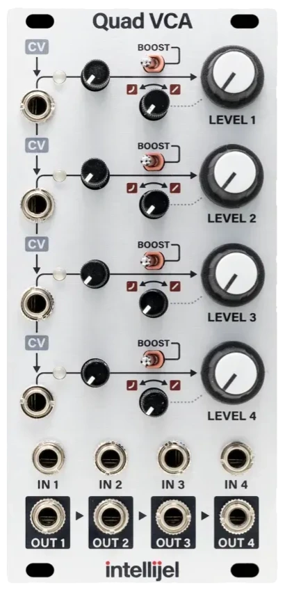 Intellijel Quad VCA